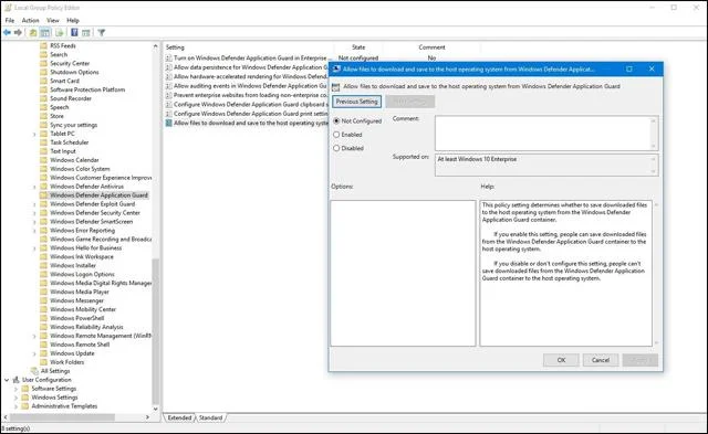 Apakah yang baharu dalam Windows Defender dalam Kemas Kini Windows 10 April 2018?