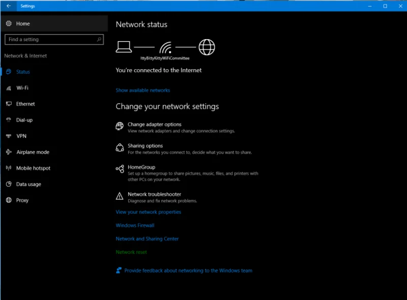 Ini adalah cara untuk menetapkan semula tetapan rangkaian pada Windows 10 dengan hanya 1 klik tetikus