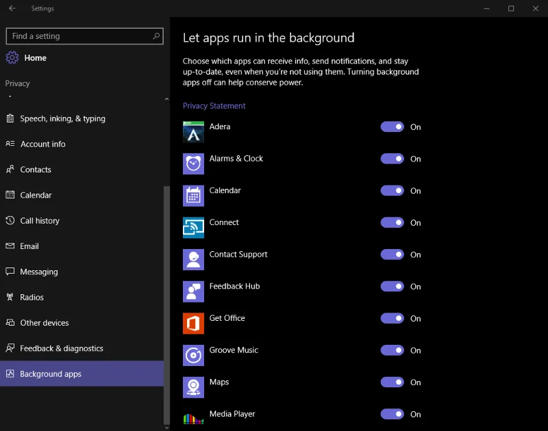 Pada Windows 10 anda harus melumpuhkan ciri ini