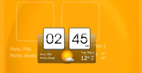 Cara memasang widget cuaca dan jam HTC pada Android