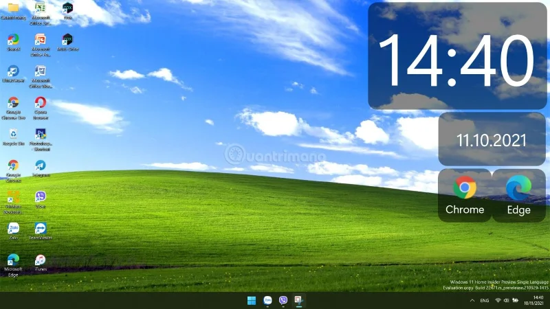 Instructies voor het gebruik van BeWidgets om opvallende widgets weer te geven op de Windows 11-interface