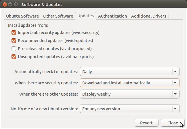 Ubuntu'da otomatik sistem güncellemeleri nasıl etkinleştirilir