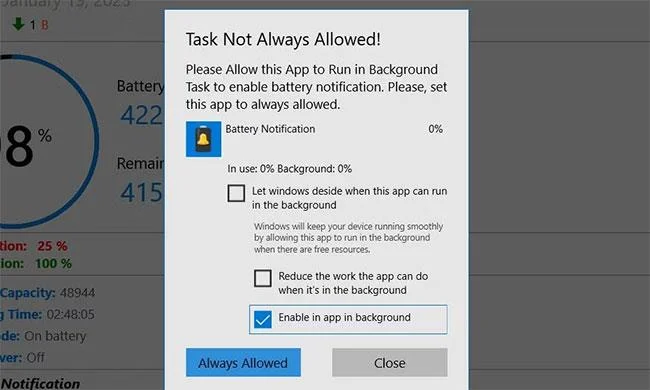 Windows 10/11 için pil tamamen şarj edilmiş bildirimi nasıl eklenir Windows 10/11 için pil tamamen şarj edilmiş bildirimi nasıl eklenir