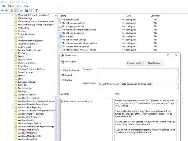 Windows 10'da çalışmayan senkronizasyon özelliği nasıl düzeltilir