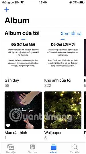 Cara berkongsi pustaka foto pada iPhone menggunakan iCloud