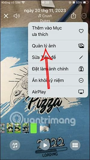 Arahan untuk menggunakan album ulang tahun pada iPhone