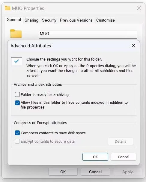 Come abilitare o disabilitare la crittografia dei file NTFS in Windows