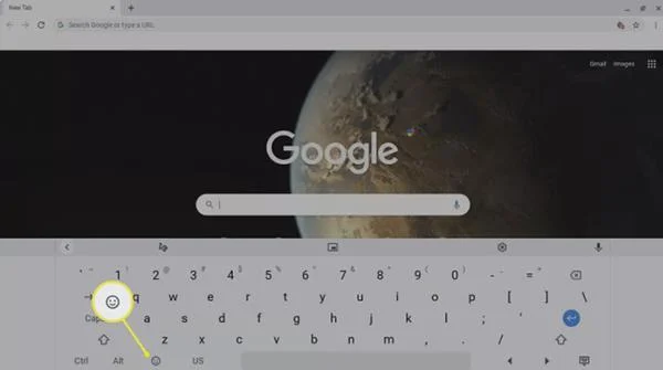 Cara memasang ikon emoji pada Chromebook