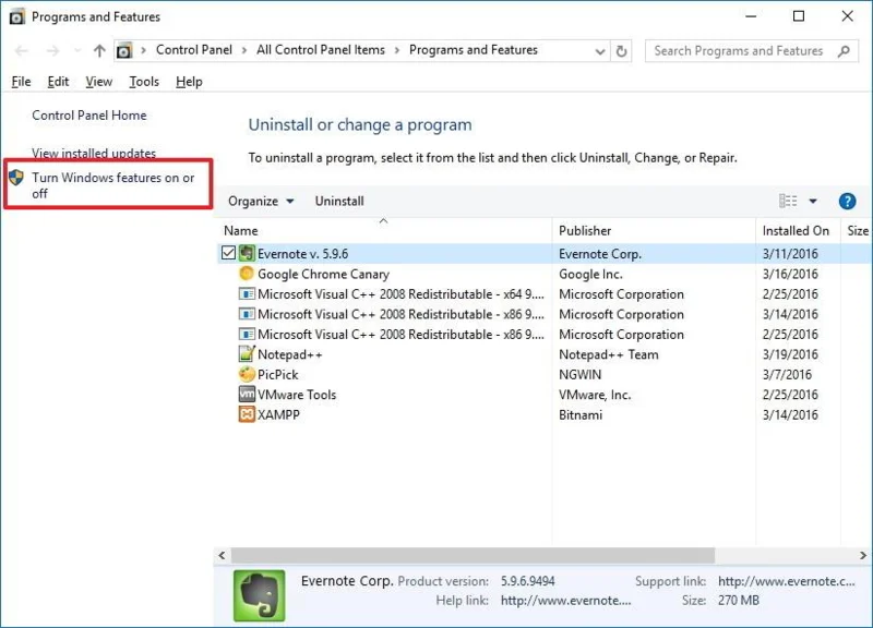 Arahan untuk menyediakan dan mengurus Pelayan FTP pada Windows 10