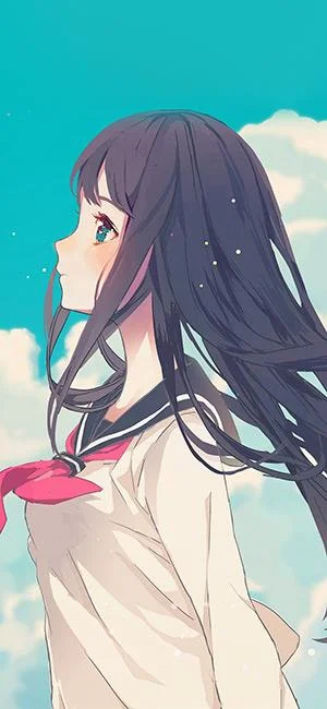 Gambar Anime Girl, Gambar Anime Perempuan pelbagai genre untuk telefon