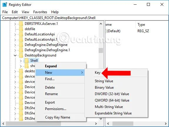 Cara membuat Senarai Panel Kawalan dalam menu klik kanan