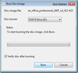 Bagaimana untuk membakar fail imej ISO ke CD dan DVD