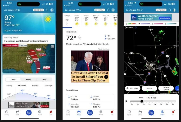 9 aplikasi cuaca terbaik untuk iPhone