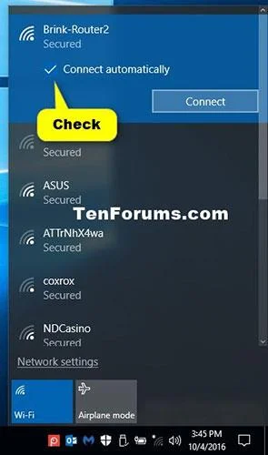 Windows 10da otomatik kablosuz ağ bağlantısı nasıl açılır/kapatılır