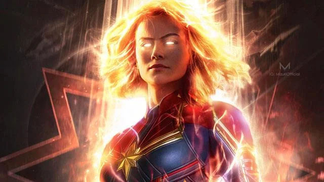 Set kertas dinding Kapten Marvel resolusi tinggi untuk komputer
