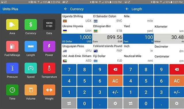 3 apl penukaran unit ukuran teratas untuk Android