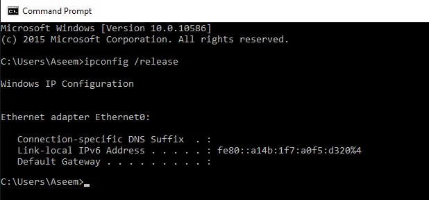 Betulkan konflik alamat IP pada komputer Windows