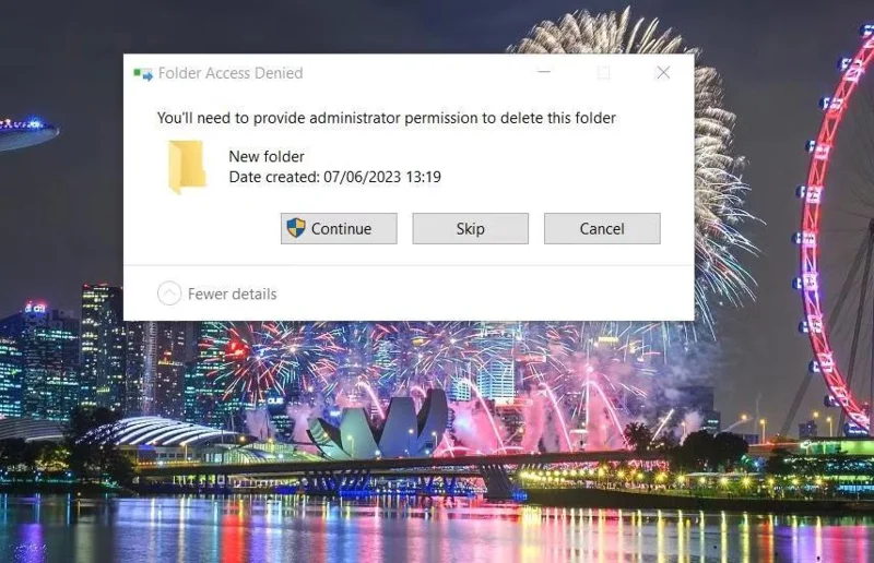 Windows 10'da silinemeyen klasörler veya dosyalar nasıl oluşturulur?