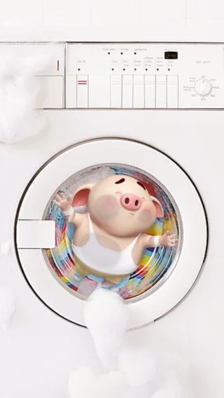 Koleksi kertas dinding babi comel untuk telefon dan komputer