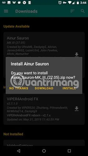 Come installare componenti aggiuntivi Android da Magisk Manager