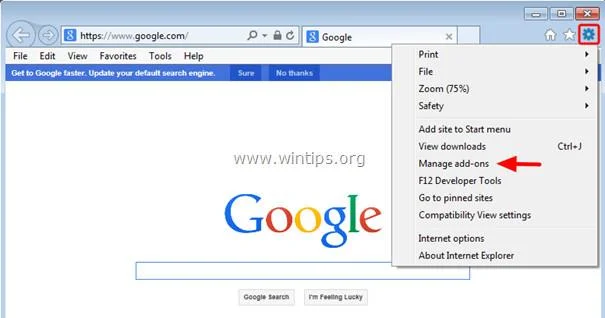 Arahan untuk mengalih keluar MyStartSearch pada semua pelayar
