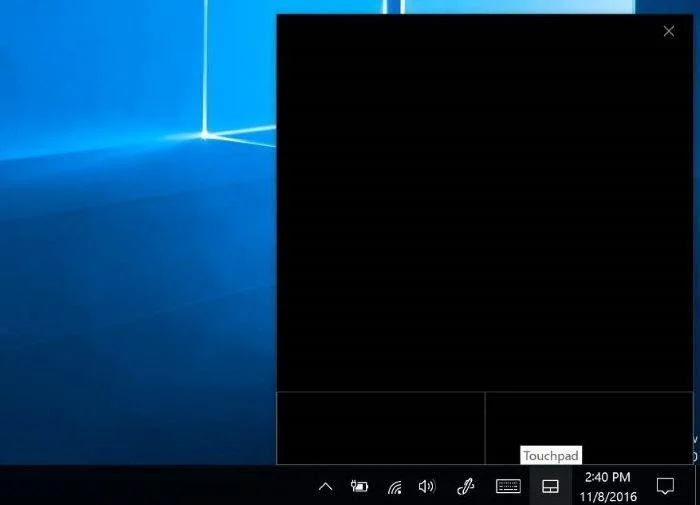 Arahan untuk mengaktifkan dan menyesuaikan Pad Sentuh Maya pada Windows 10