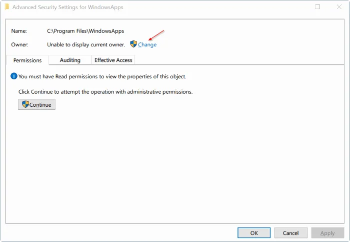 Arahan pembetulan ralat: Anda Telah Ditolak Kebenaran Untuk Mengakses Folder Ini pada Windows 10