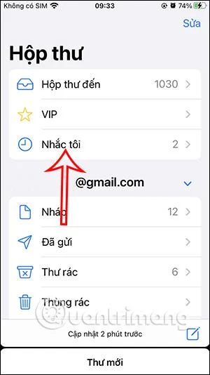 Como lembrar de reler e-mails no iPhone