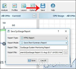 Cara menggunakan SysGauge untuk memantau "kesihatan" komputer Windows.