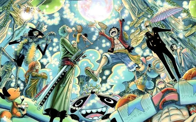 Kertas dinding Luffy untuk komputer