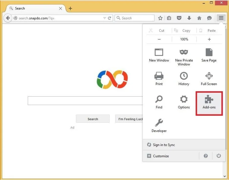 Snap.do'yu Chrome, Firefox ve Internet Explorer tarayıcılarından kaldırma talimatları