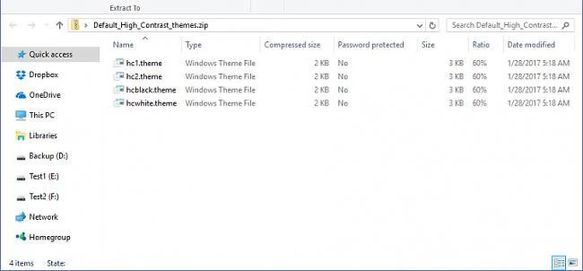 Bagaimana untuk memulihkan tema lalai dalam Windows 10