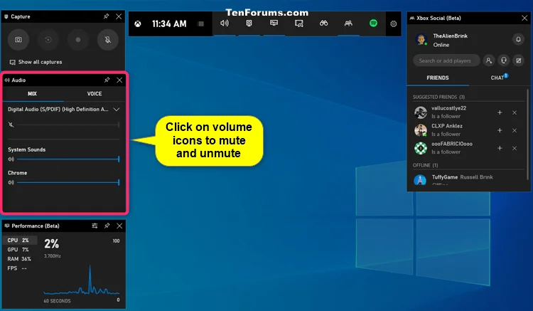 Windows 10で音量をオフ/オンにする方法