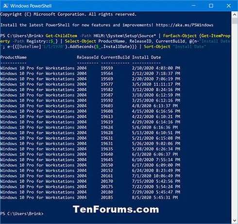Orijinal Windows 10 kurulum tarihi ve saati nasıl bulunur?
