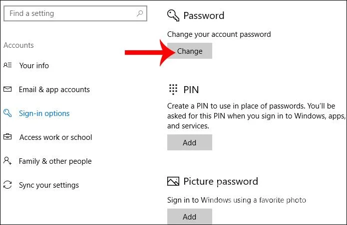 Bagaimana untuk menetapkan kata laluan untuk komputer Windows 10, bagaimana untuk menukar kata laluan Windows 10
