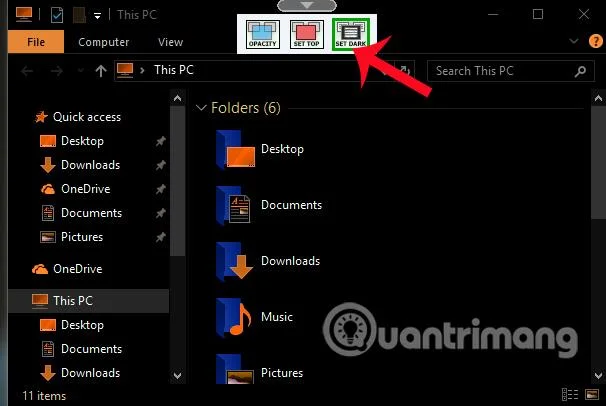 Cara membuat mod latar belakang telus pada Windows 10