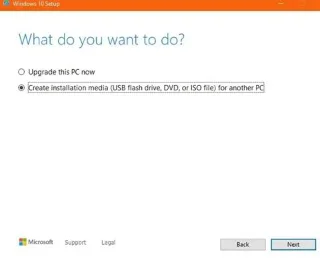Medya Oluşturma Aracını kullanarak temiz bir Windows yüklemesi nasıl gerçekleştirilir?
