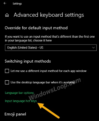 Bagaimana untuk memadam/menyembunyikan ikon bahasa pada Bar Tugas Windows 10