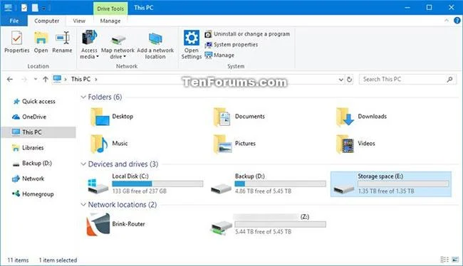 Windows 10'da yeni havuzlar ve depolama alanları nasıl oluşturulur?