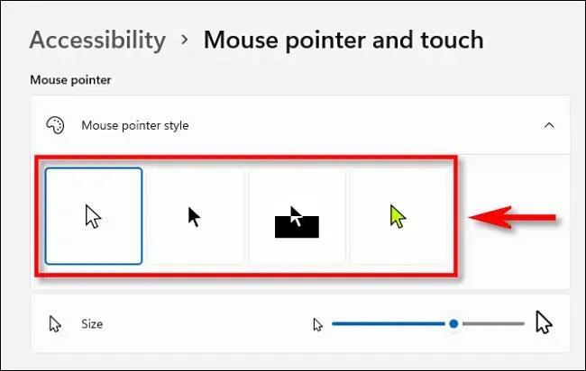 Hoe u de grootte en stijl van de muisaanwijzer kunt wijzigen in Windows 11