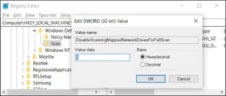 Eşlenen ağ sürücüleri Windows Defender ile nasıl taranır?