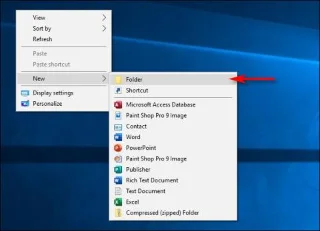 Cara membuat folder tidak kelihatan pada desktop Windows 10