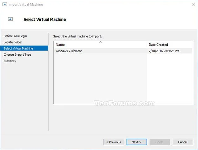 Bagaimana untuk mengimport mesin maya Hyper-V dalam windows 10