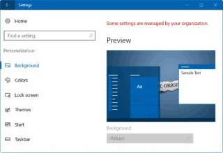 ข้อผิดพลาด ไม่สามารถเปลี่ยนวอลเปเปอร์เดสก์ท็อป บน Windows 10 นี่คือวิธีแก้ไขข้อผิดพลาด
