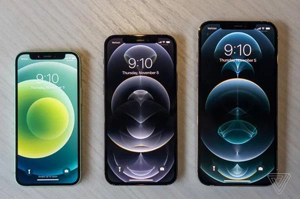 Bandingkan saiz iPhone 12 mini dan iPhone 12 Pro Max