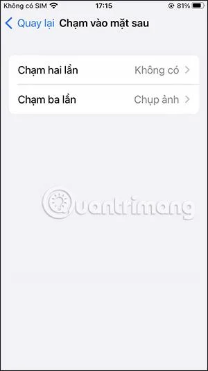 Bagaimana untuk mengambil tangkapan skrin iPhone dengan mengetik di bahagian belakang