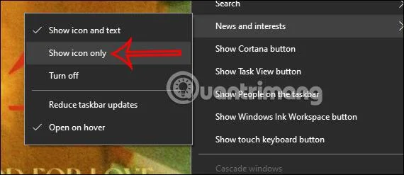 Windows 10のタスクバーに天気ウィジェットを表示する方法
