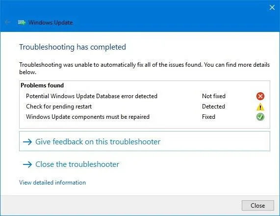 Betulkan beberapa ralat sebelum dan selepas menaik taraf Windows 10 April 2018 Update