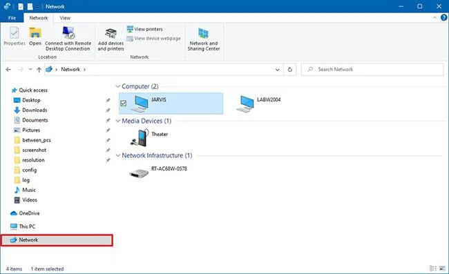 Windows 10 でネットワークに接続されているコンピューターを表示する方法