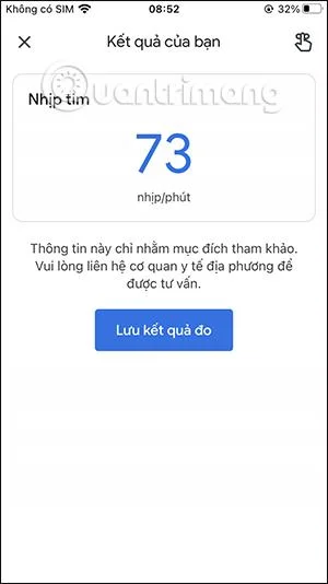 Cara menggunakan Google Fit untuk mengukur kadar denyutan jantung dan kadar pernafasan pada iPhone